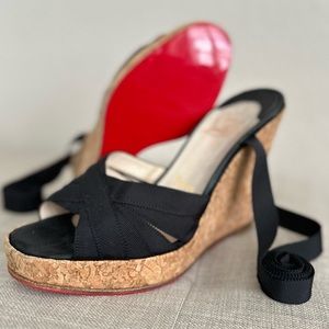 Christian Louboutin Espadrilles Wedge Sandals